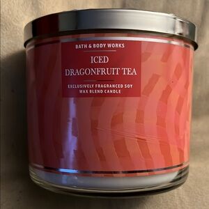 Bath & Body Works “Iced Dragonfruit Tea” 3 Wick Candle